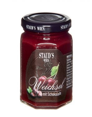 Staud's Wien - Fruchtaufstrich Weichsel / Sauerkirsch mit Schokolade 130g