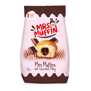 Mrs. Muffin – Mini Muffins mit Schokoladencreme-Füllung 200g