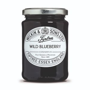 Konfitüre mit wilde Heidelbeeren für ein stärkeres weniger süßes Aroma aus dem Hause Wilkin & Sons.