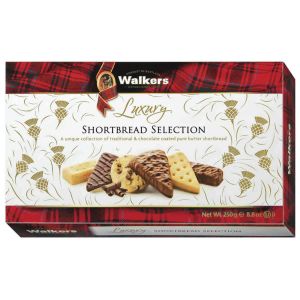Walkers Shortbread – Luxus Shortbread Auswahl mit Schokolade 250g