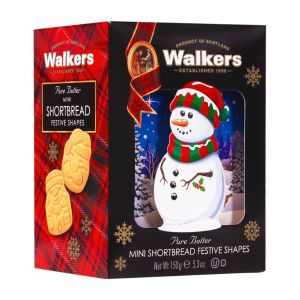 Walkers Shortbread – Mini Shortbread Snowman 150g – 3D-Karton