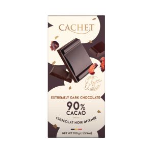 CACHET - Bitterschokolade 90% 100g