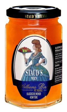 Staud's Wien - Klassische Wiener Konfitüre - Williams Birne mit Ingwer 330g