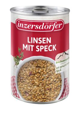 Inzersdorfer - Linsen mit Speck 400g