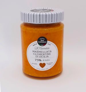 Cascina San Cassiano - Sizilianische Clementinen Marmelade 340g - 75% Fruchtanteil
