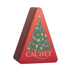 CACHET - Vollmilchschokolade 31% mit Haselnüssen - Metalldose 90g