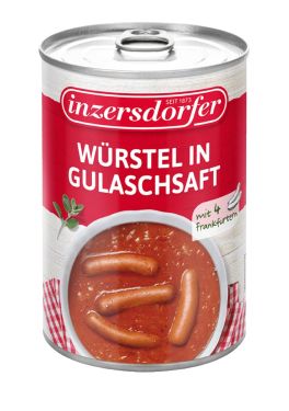 Inzersdorfer - Würstel in Gulaschsaft 400g
