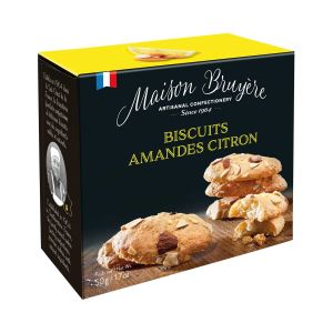 Maison Bruyère - Knusprige Mandelkekse mit Zitrone 50g