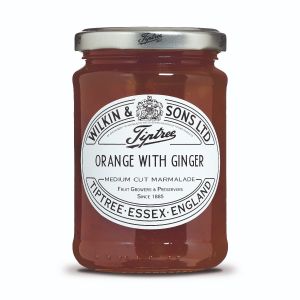 Orangenmarmelade mit Schalenstreifen und Ingwer - bitter und scharf!