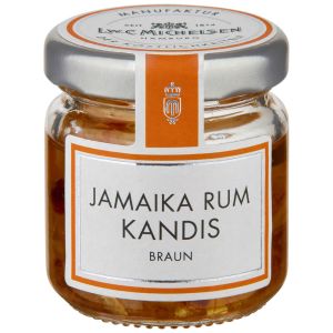 L.W.C. Michelsen - Jamaika Rum-Kandis Braun - Mini 50g