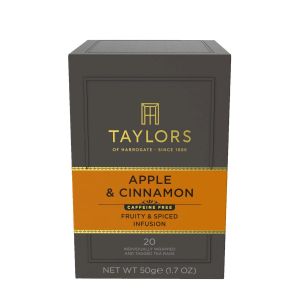 Taylors of Harrogate – Apple & Cinnamon Tee 50g – 20 Aufgussbeutel Apfel & Zimt