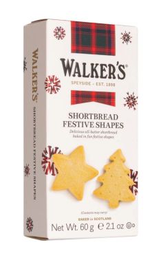 Walkers Shortbread – Festive Shapes Shortbread 60g