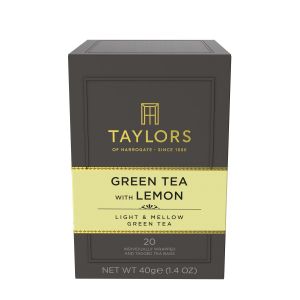 Taylors of Harrogate – Grüner Tee mit Zitrone 40g – 20 Aufgussbeutel