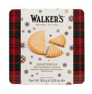 Walkers Shortbread – Festive Shortbread Petticoat Tails with sleeve 300g Dose