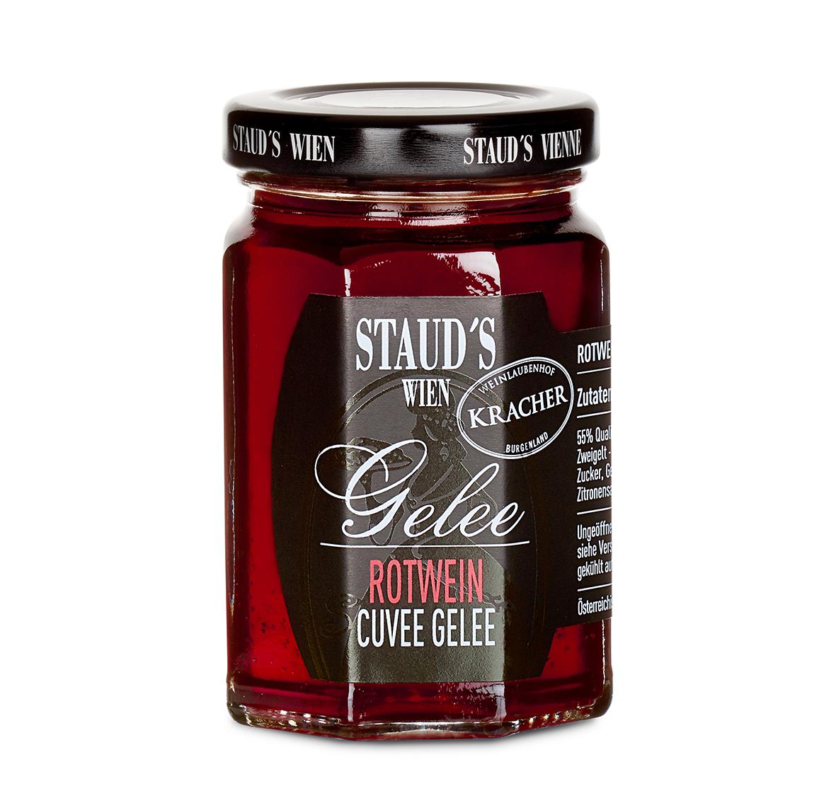 Staud's Wien - KRACHER Rotwein Cuvee Gelee 130g Staud's Wien - KRACHER Rotwein Cuvee Gelee 130g