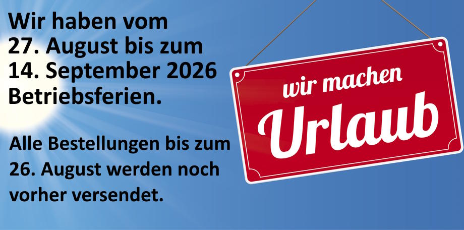Betriebsferien