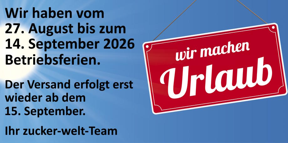 Betriebsferien bis zum 14. September 2026